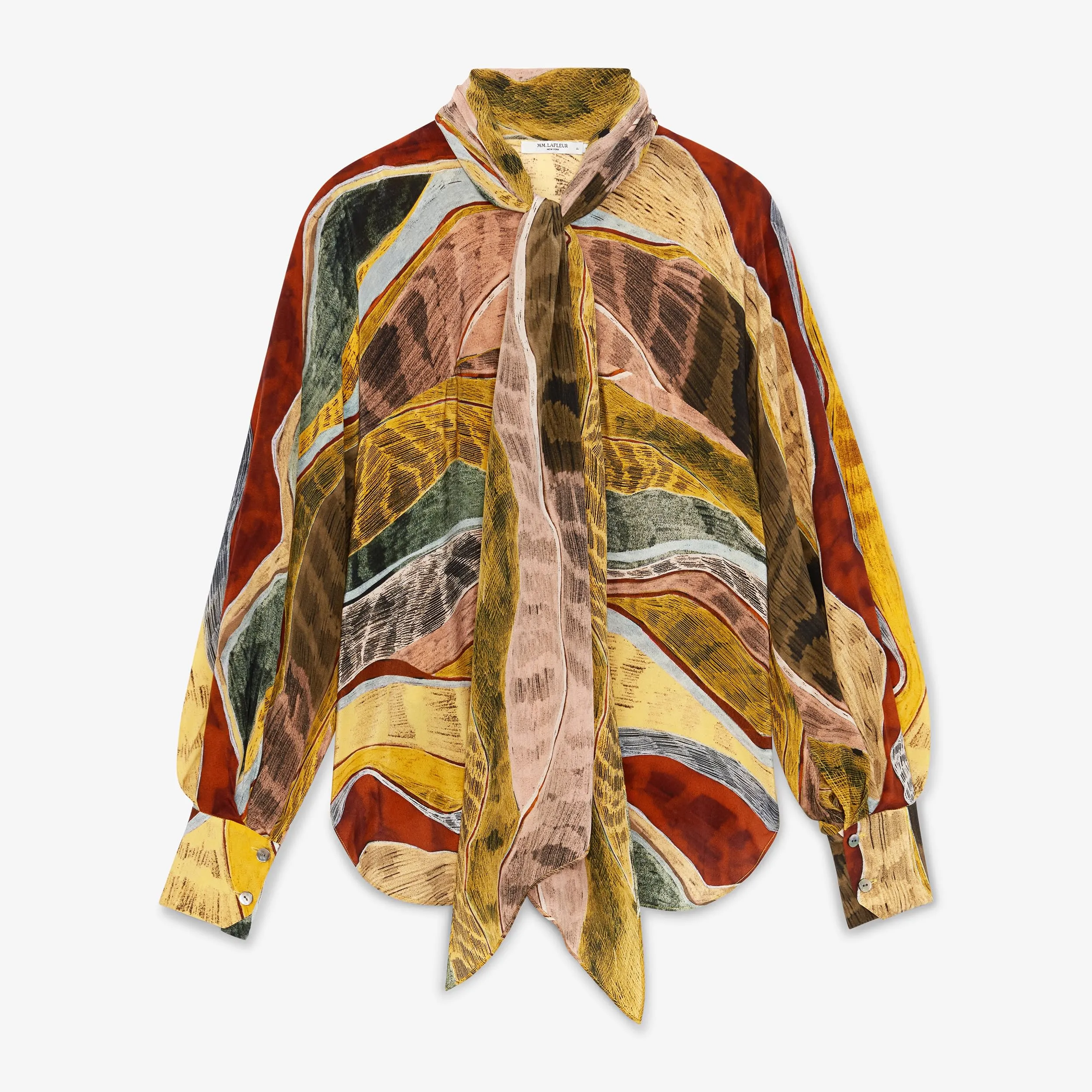 Fiona Top - Silk Desert :: Multicolor