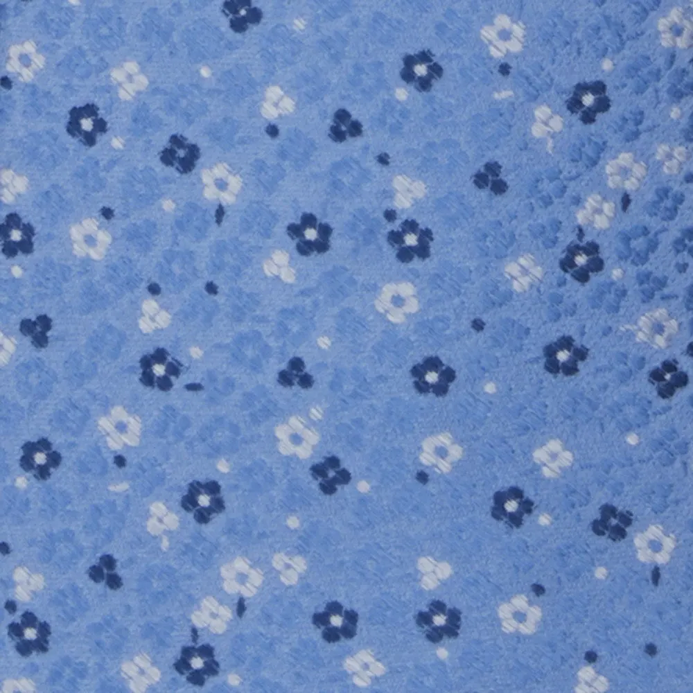 Flower Fields Light Blue Tie