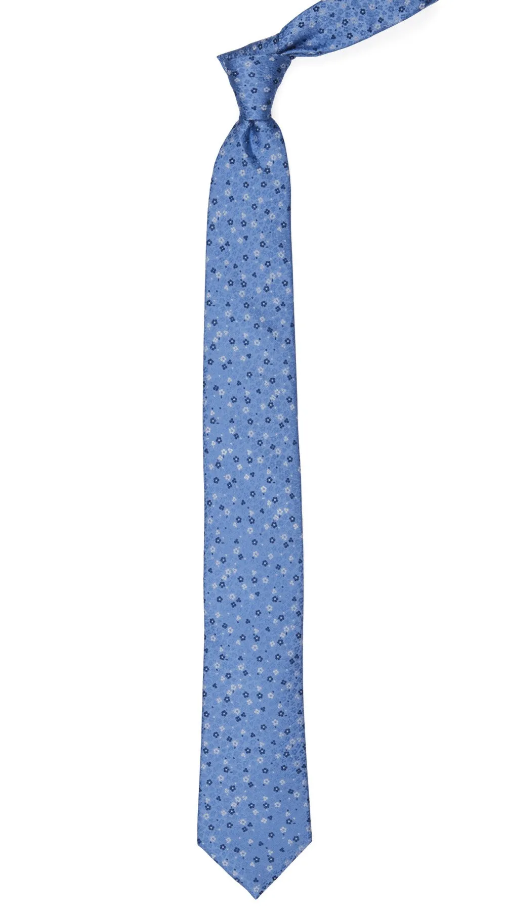 Flower Fields Light Blue Tie