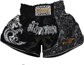 FLUORY Muay Thai Fight Shorts,MMA Shorts Clothing Training Cage Fighting Grappling Martial Arts Kickboxing Shorts Clothing