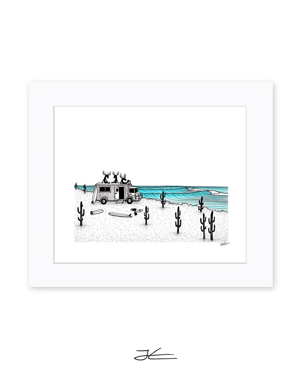From Where A Moose Rather Be - Print/ Framed Print