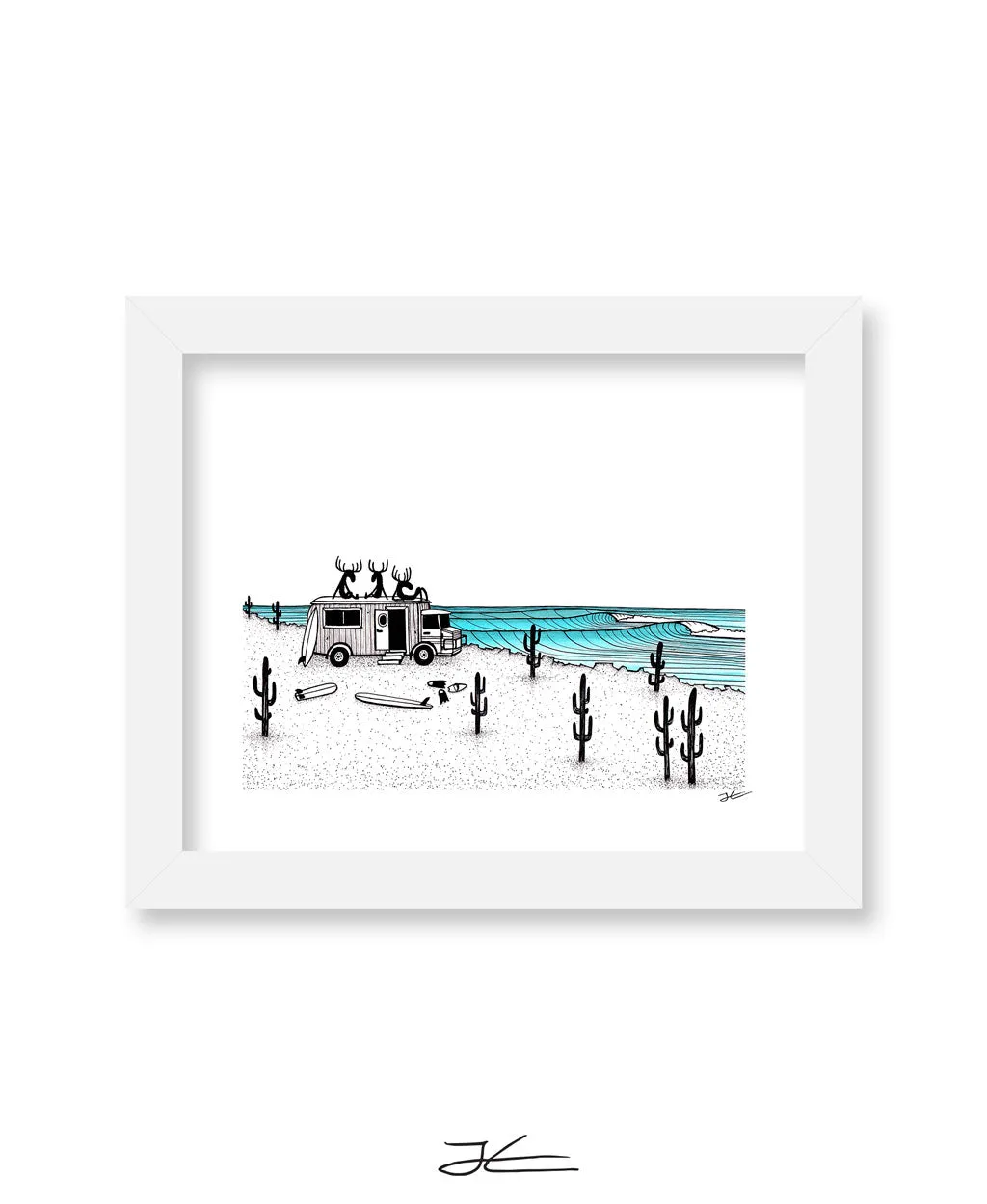 From Where A Moose Rather Be - Print/ Framed Print