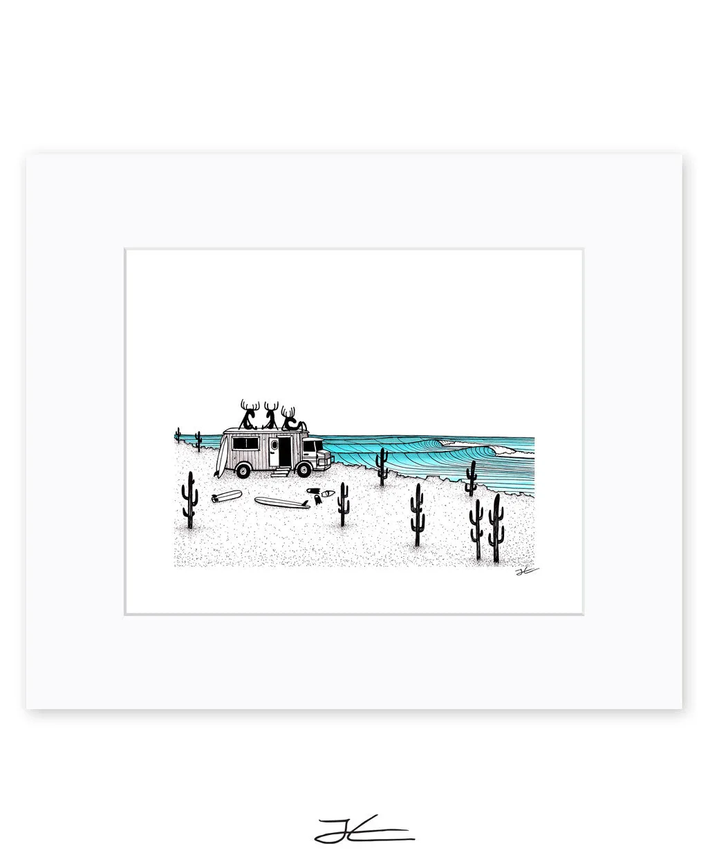 From Where A Moose Rather Be - Print/ Framed Print