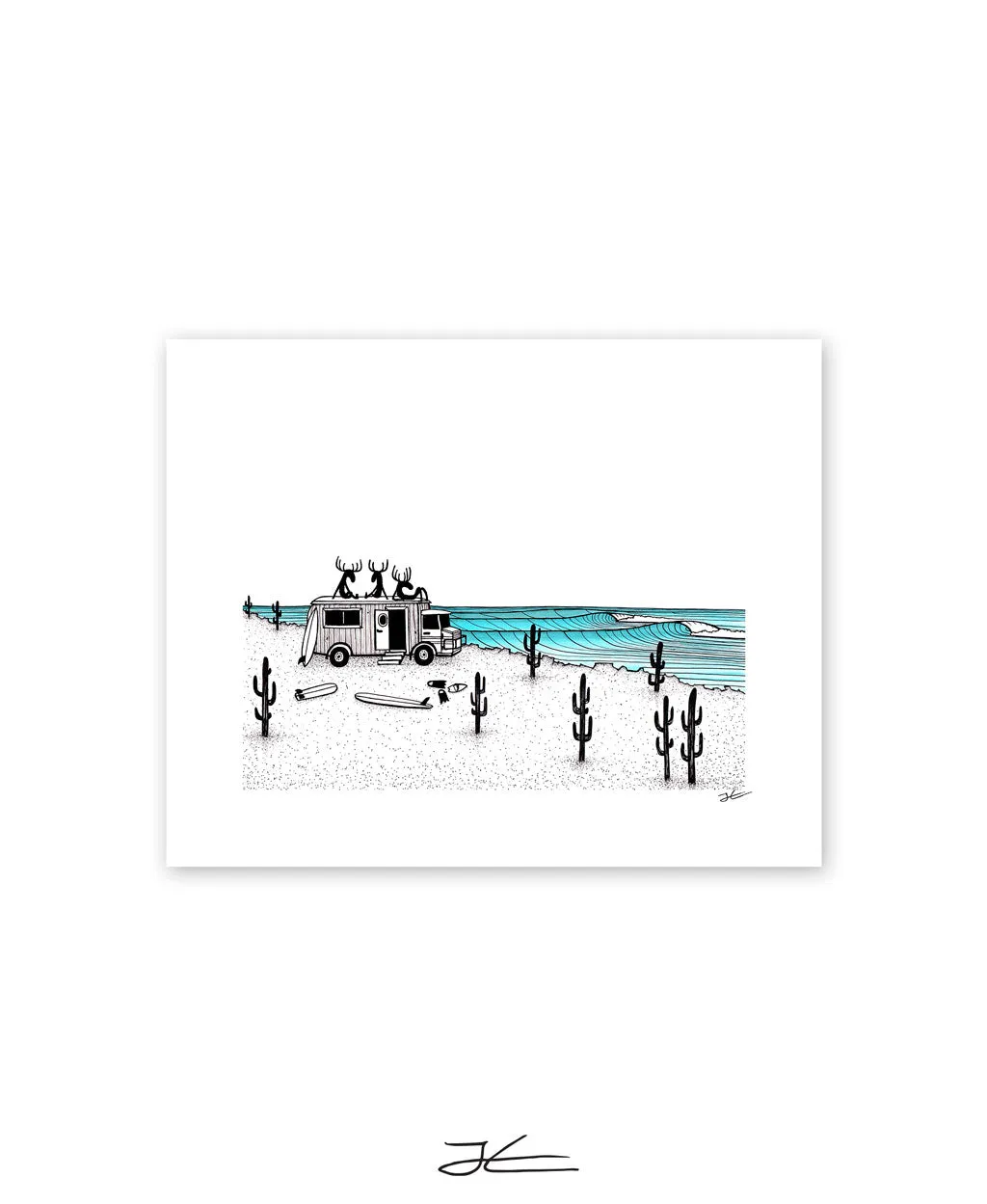 From Where A Moose Rather Be - Print/ Framed Print