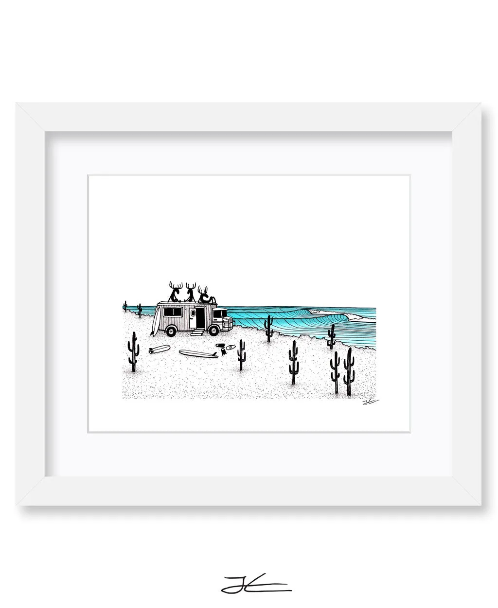 From Where A Moose Rather Be - Print/ Framed Print