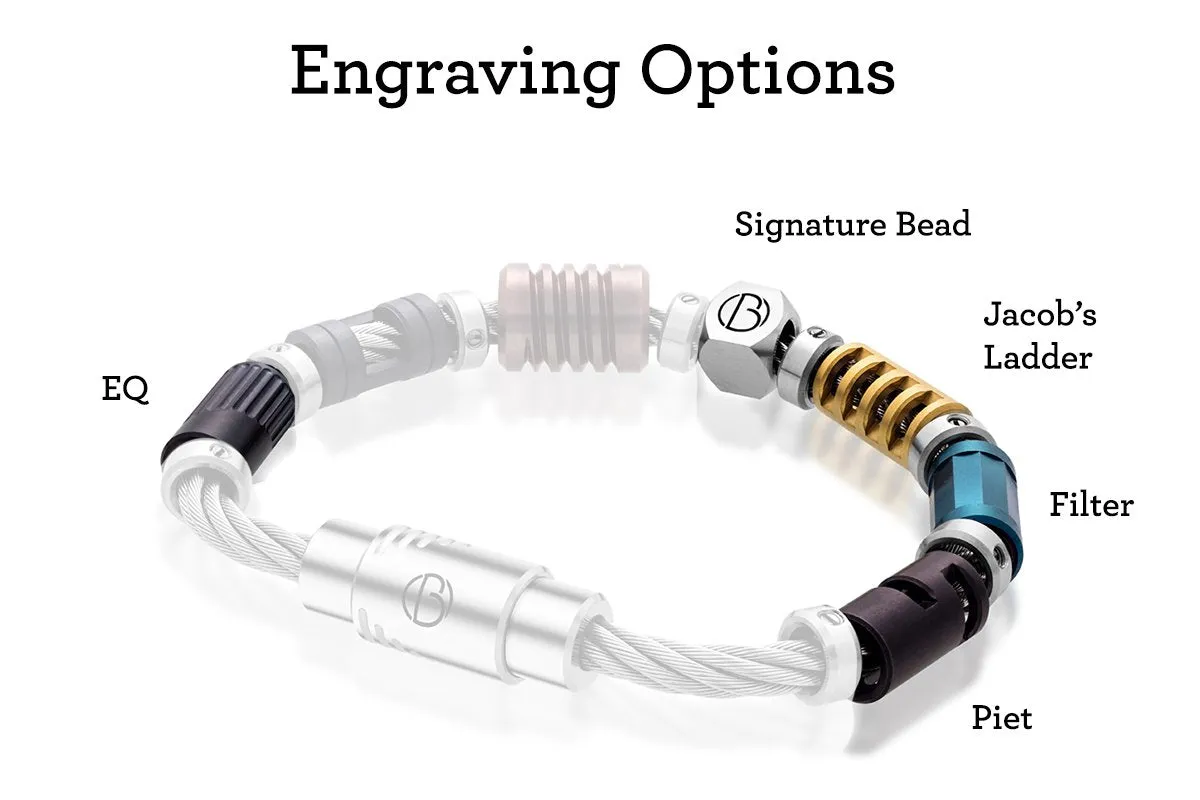 Fully Loaded PVD CABLE Stainless Steel Bracelet