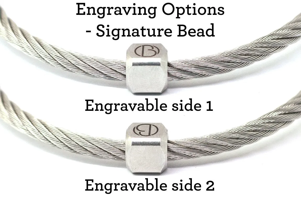 Fully Loaded PVD CABLE Stainless Steel Bracelet