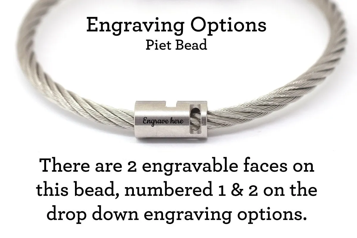 Fully Loaded PVD CABLE Stainless Steel Bracelet