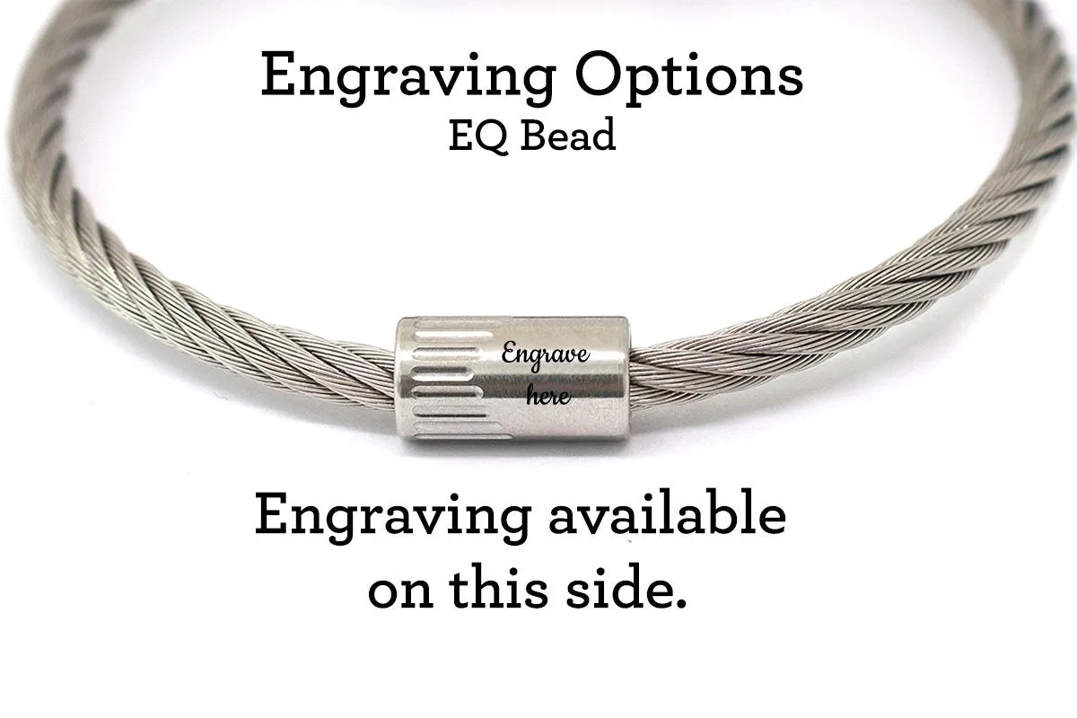 Fully Loaded PVD CABLE Stainless Steel Bracelet