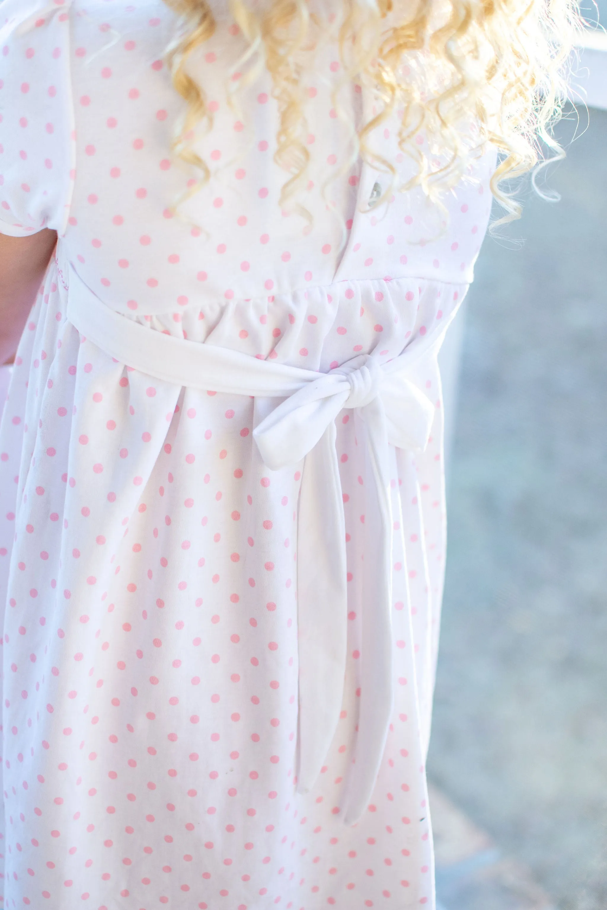 Girl's Smocked "Birthday" Dress