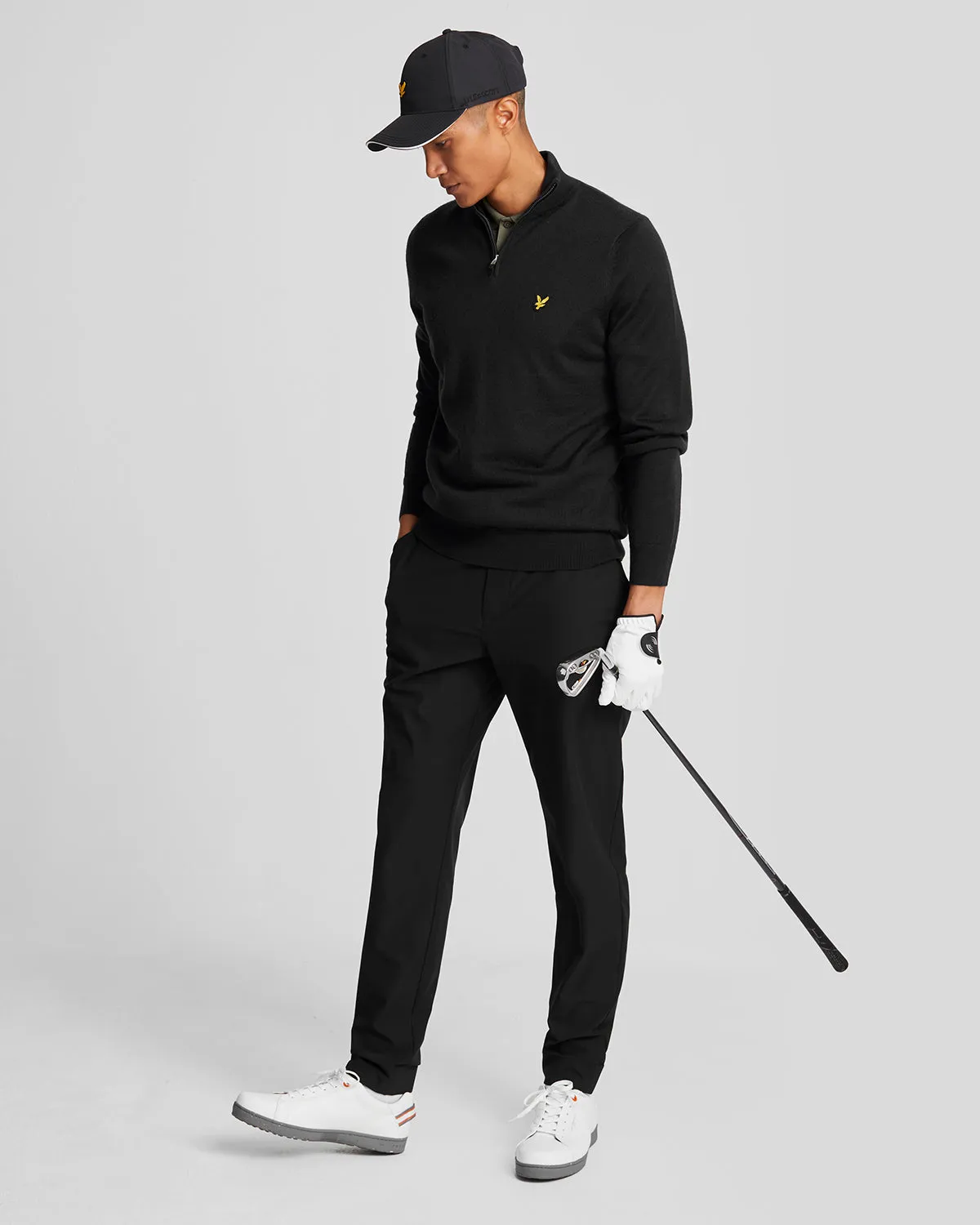 Golf 1/4 Zip Merino Jumper