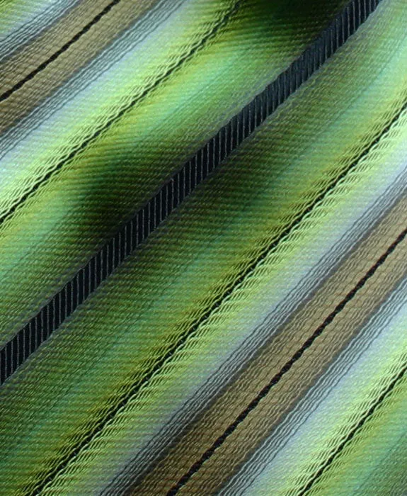 Green Striped Tie