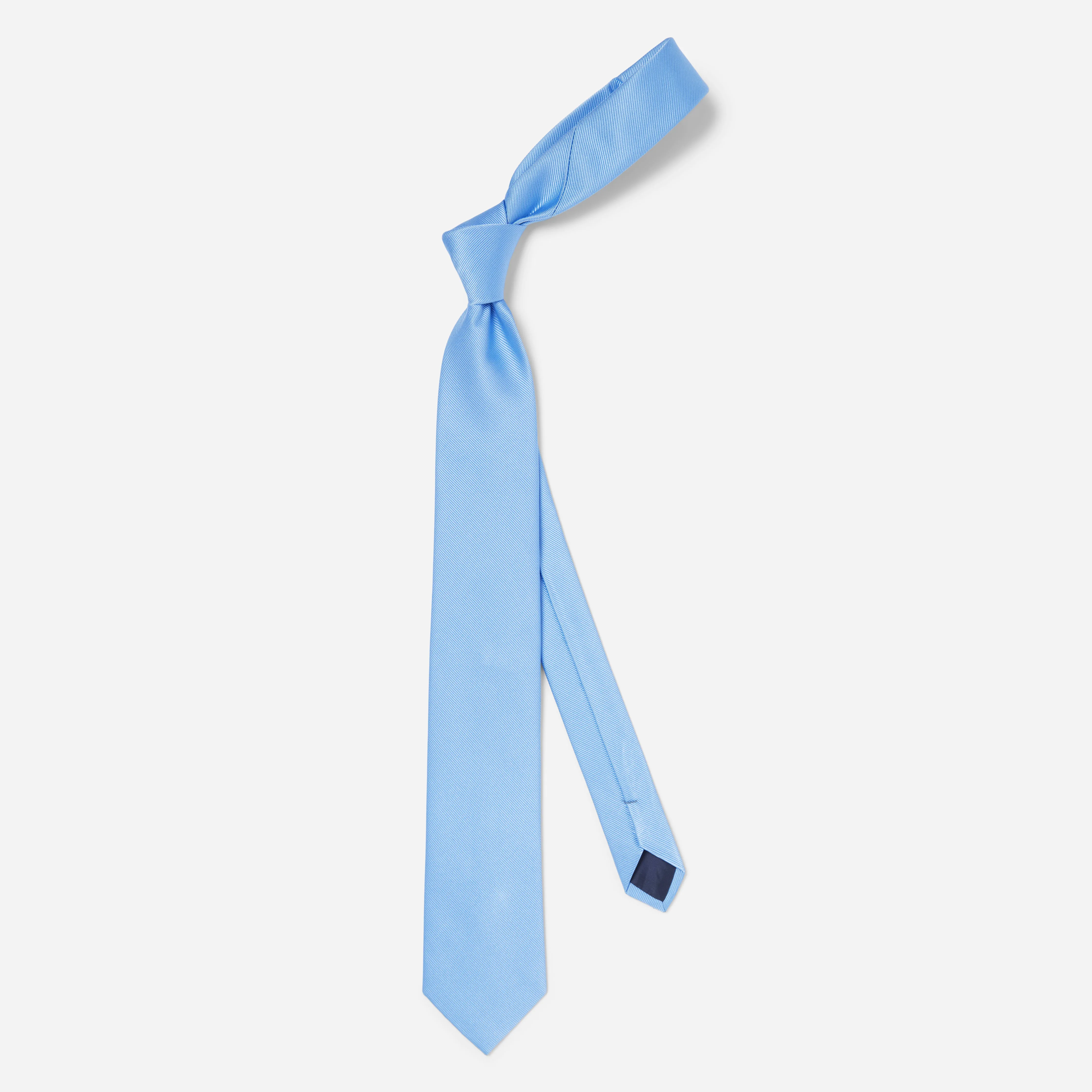 Grosgrain Solid Carolina Blue Tie