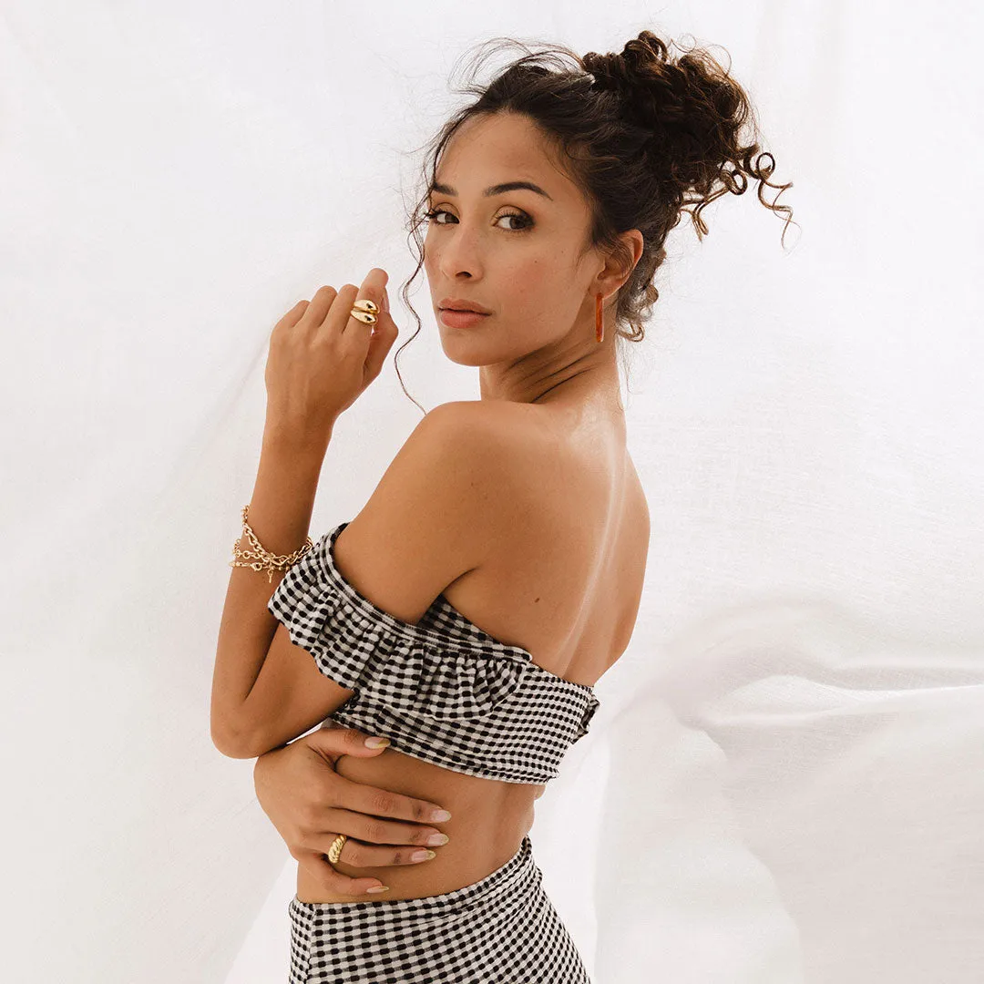 Hamptons Bella Crop, Black