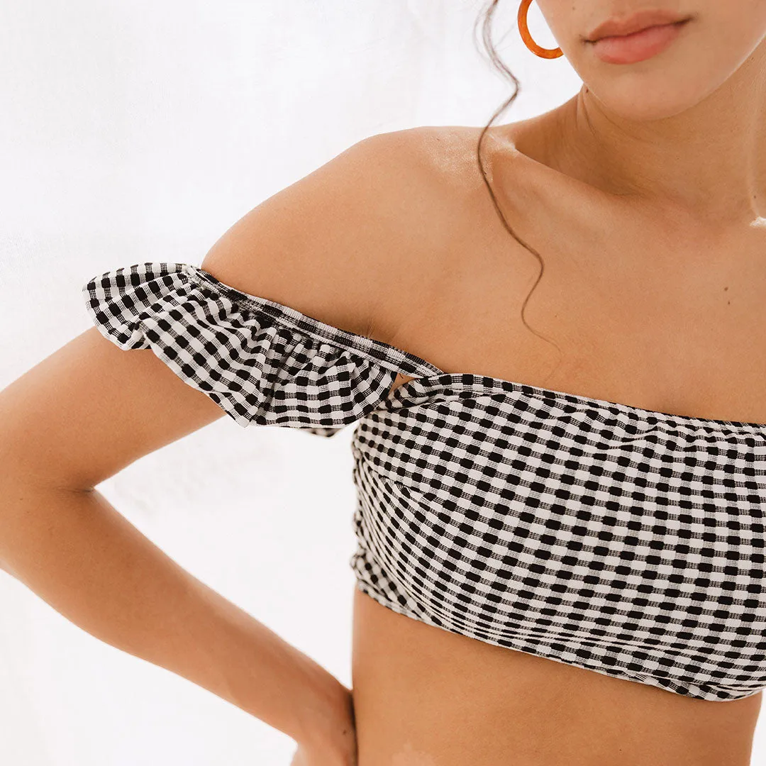 Hamptons Bella Crop, Black