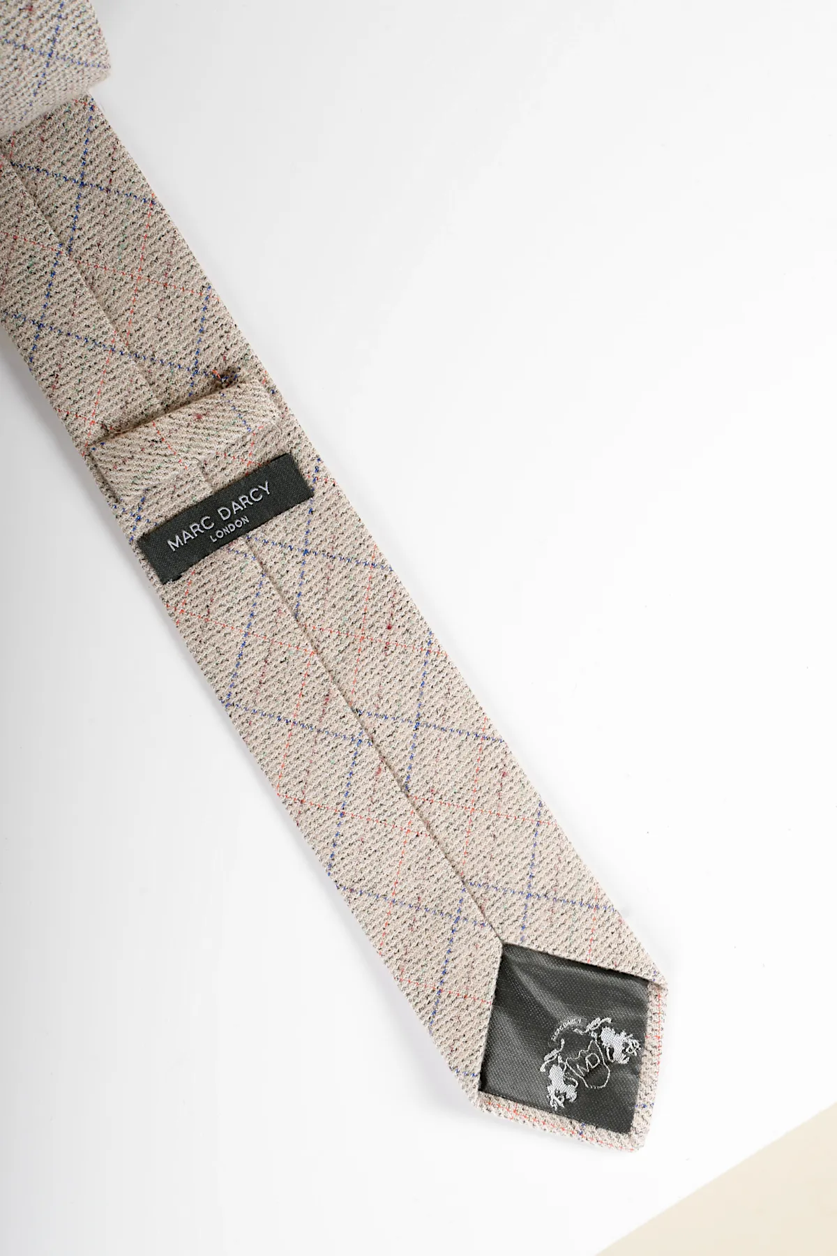 Harding - Cream Tweed Check Tie