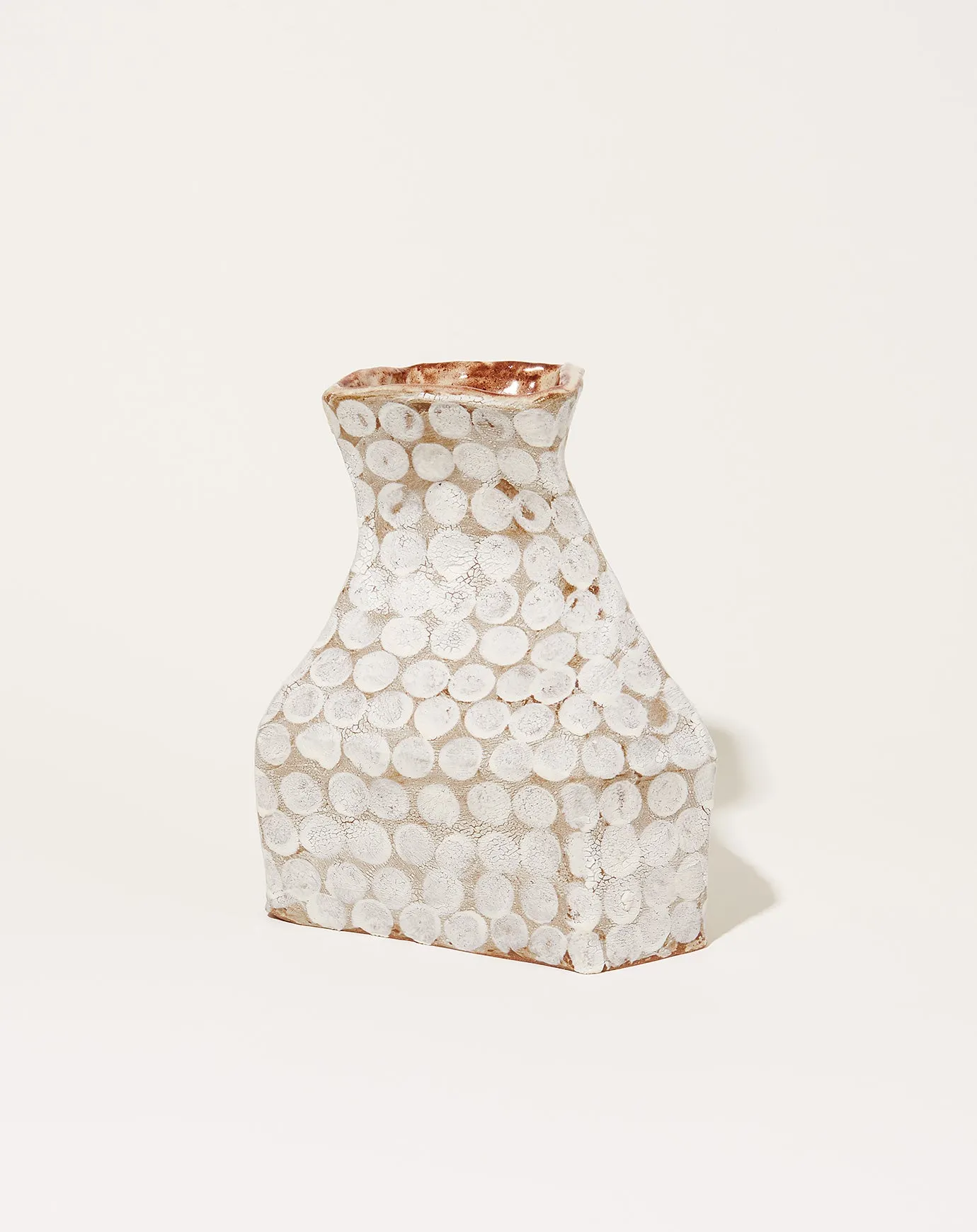 High Neck Dotted Vase