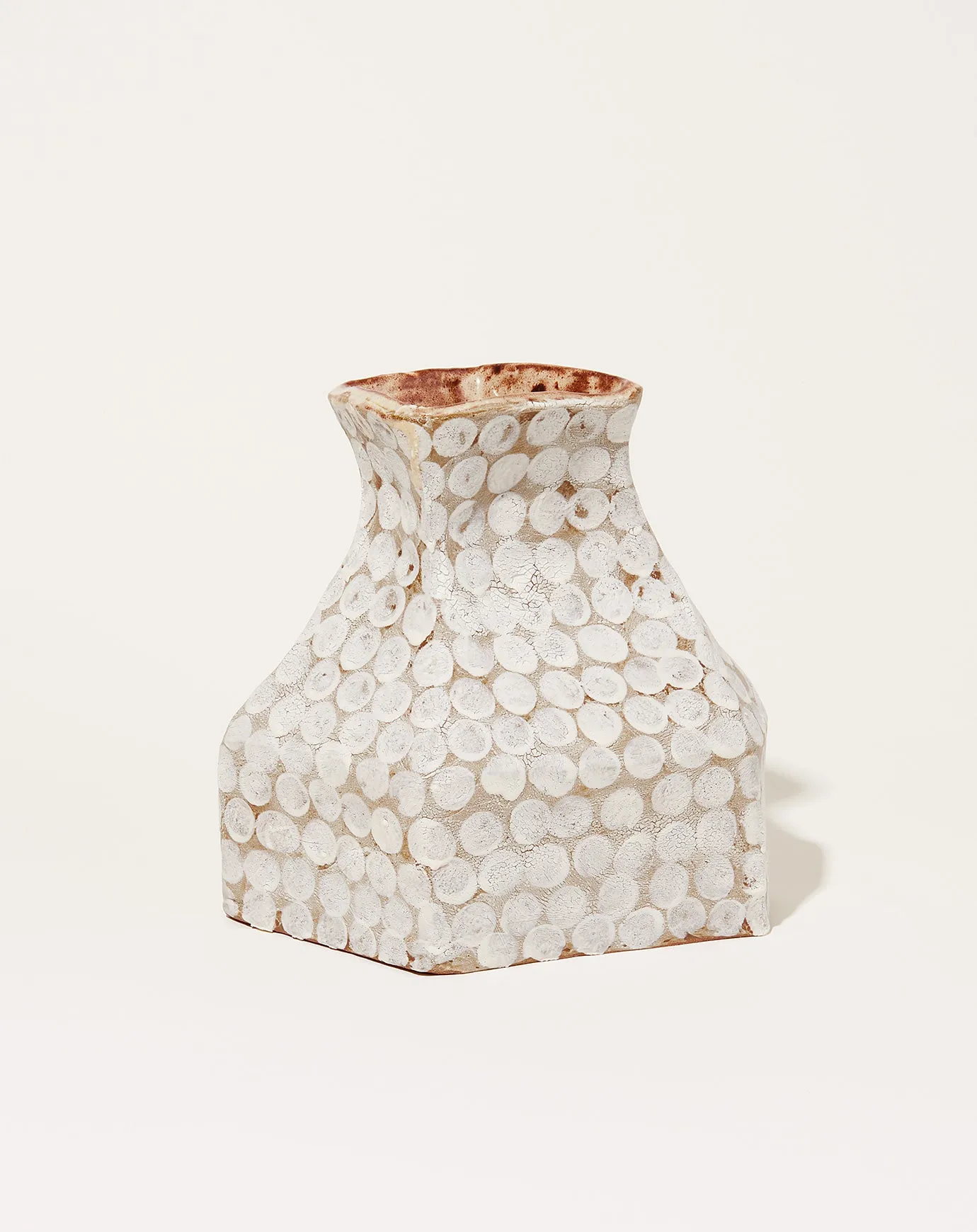 High Neck Dotted Vase