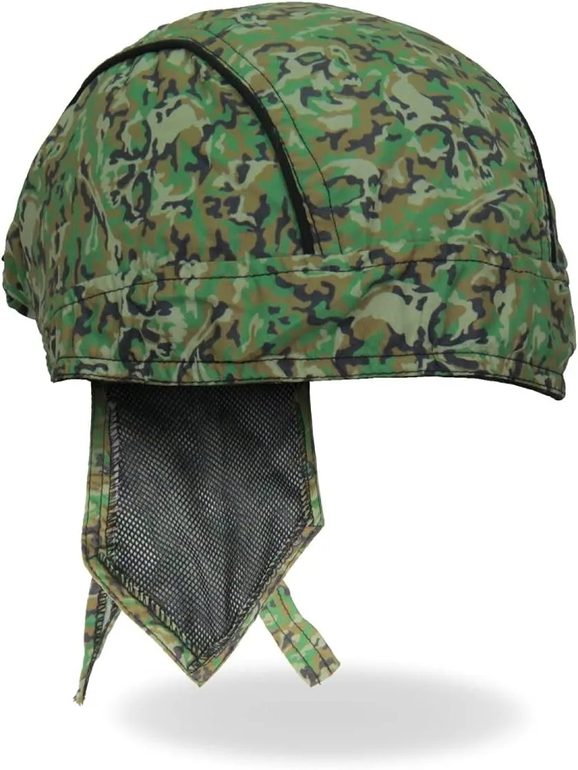Hot Leathers HWH1095 Camo Skull Pattern Forest Headwrap