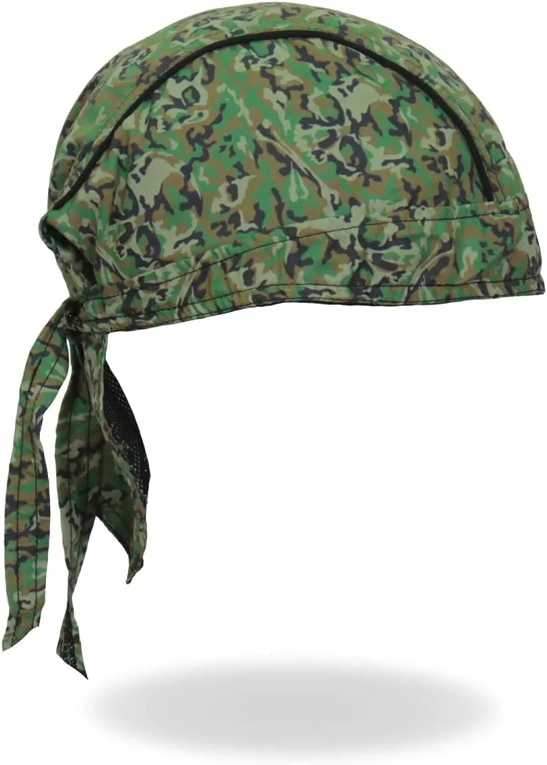 Hot Leathers HWH1095 Camo Skull Pattern Forest Headwrap