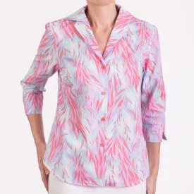 Jane Shirt in Wispy Tiger Coral