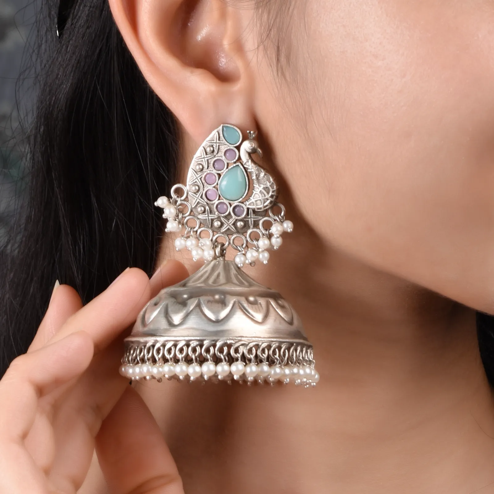 Kaya Jhumki Earrings