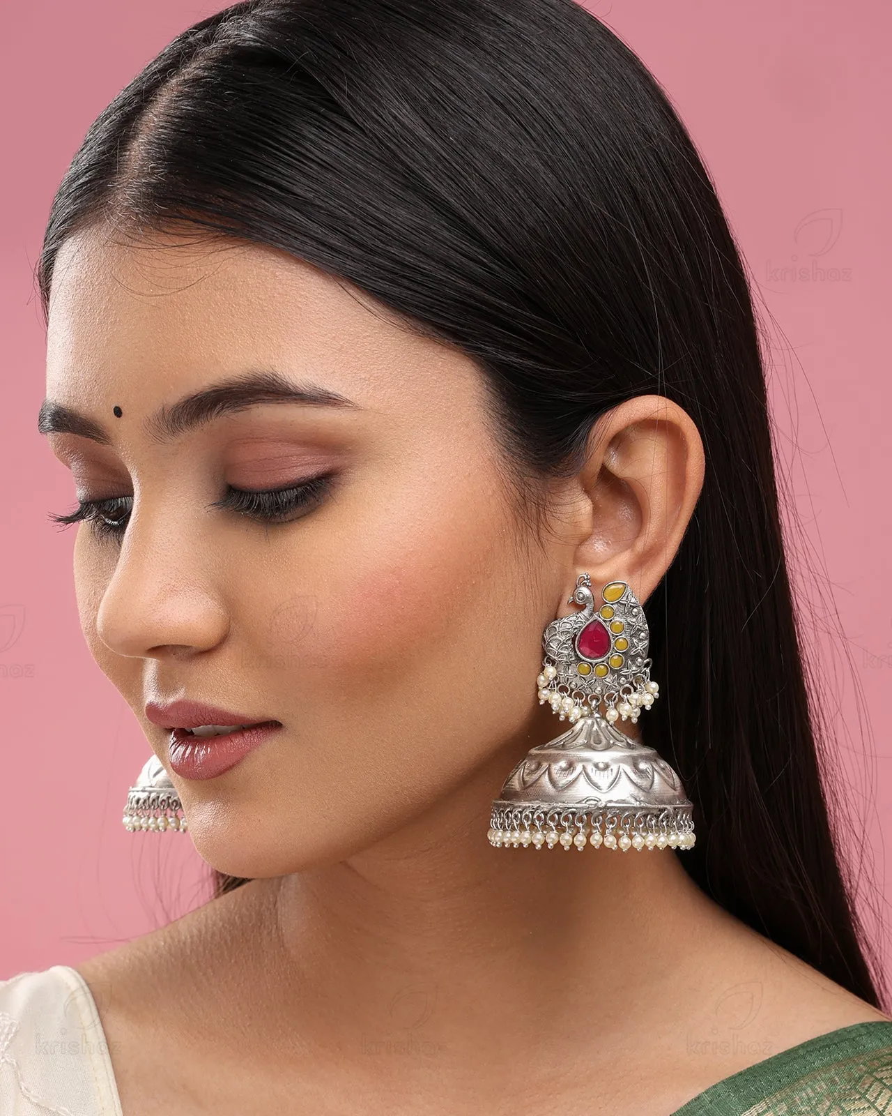 Kaya Jhumki Earrings