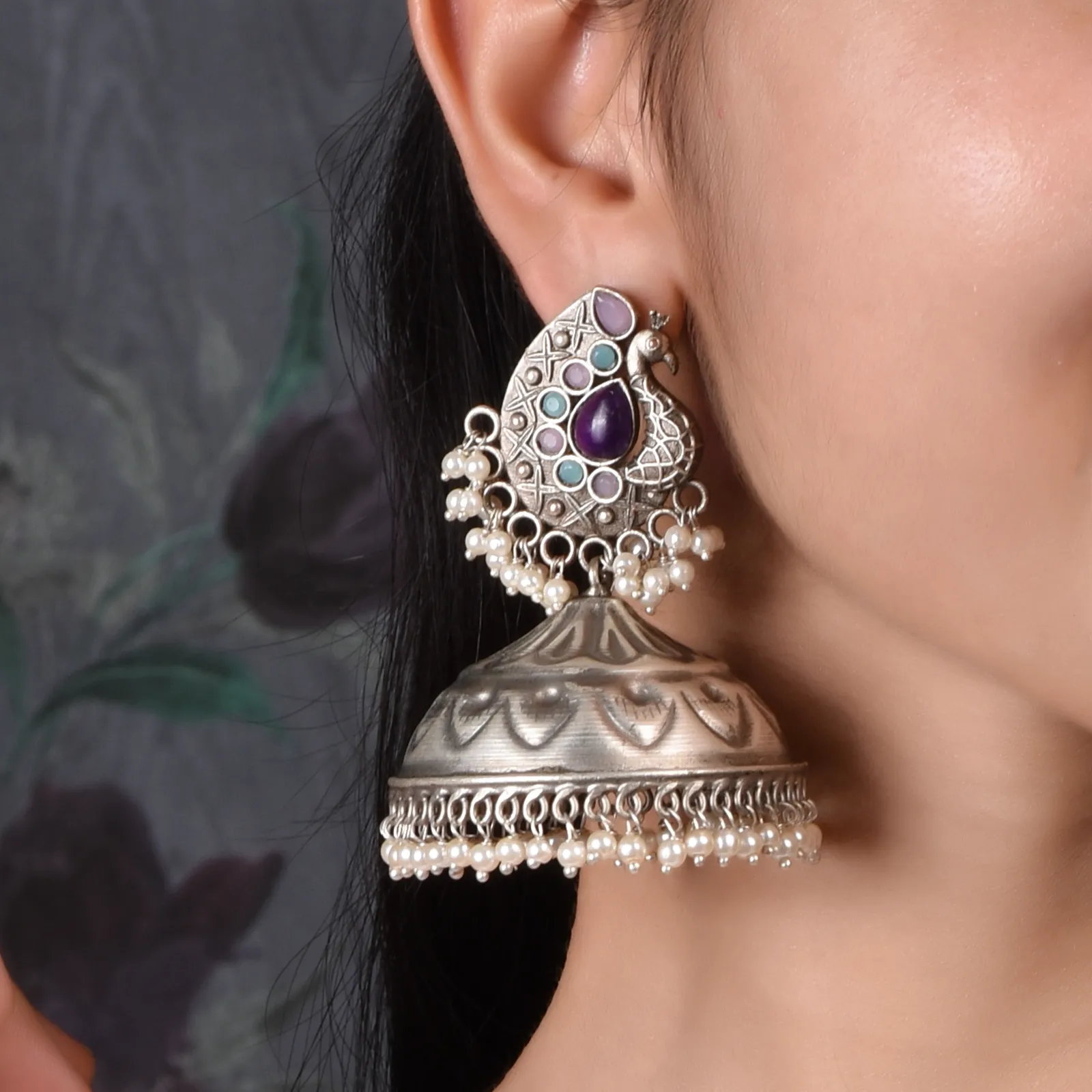 Kaya Jhumki Earrings