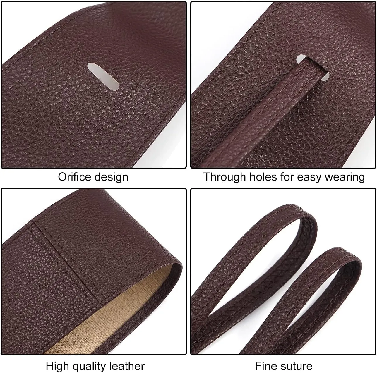 Lace-up Waist Belt Faux Leather Corset Belt Tie Wrap Bowknot Waistband for Women
