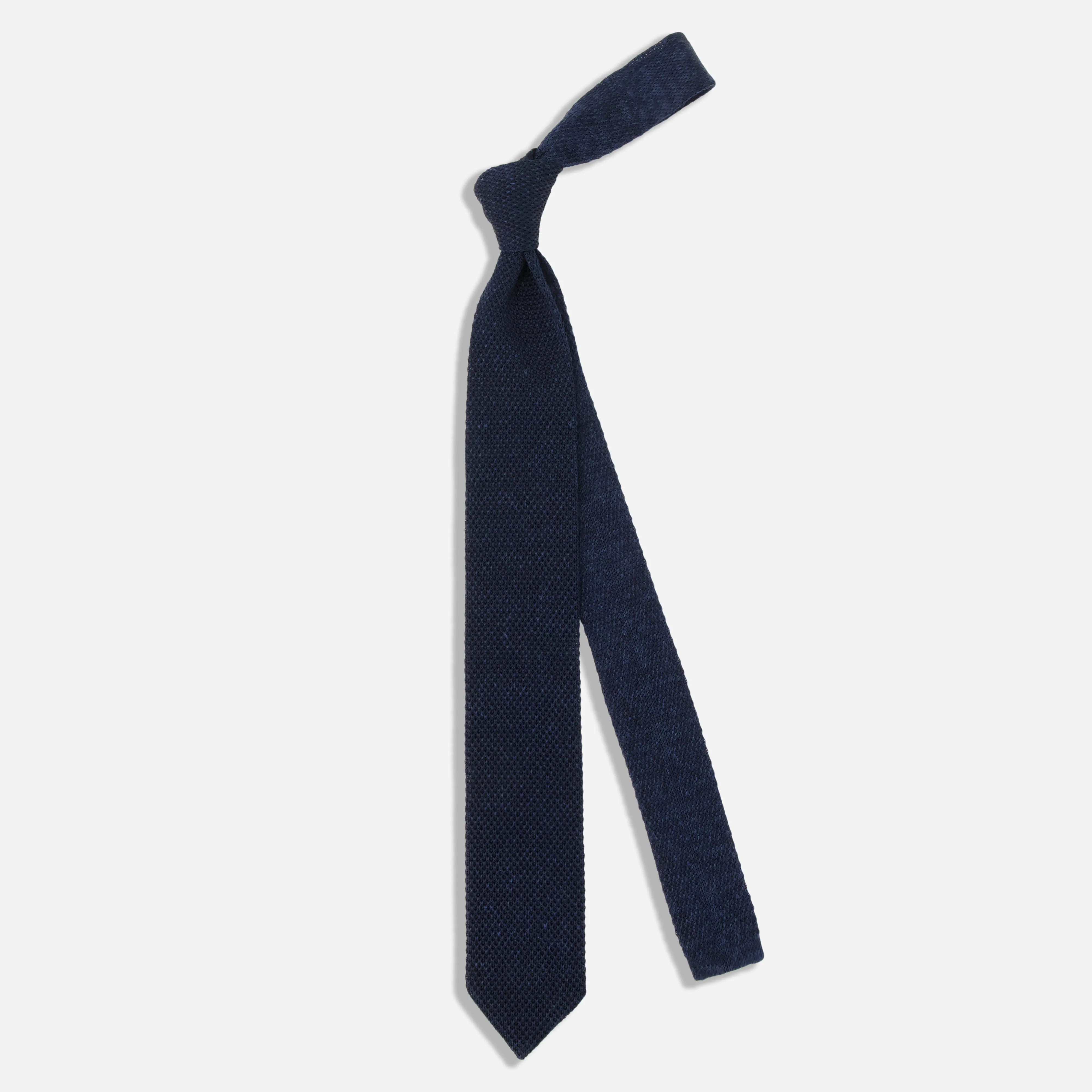 Lakeshore Knit Denim Blue Tie