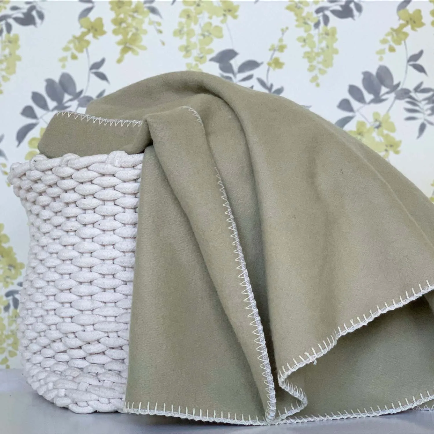 Larosa Wool Blankets Moss