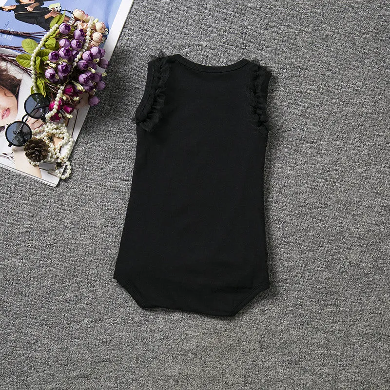 Little Black Dress Tutu Romper