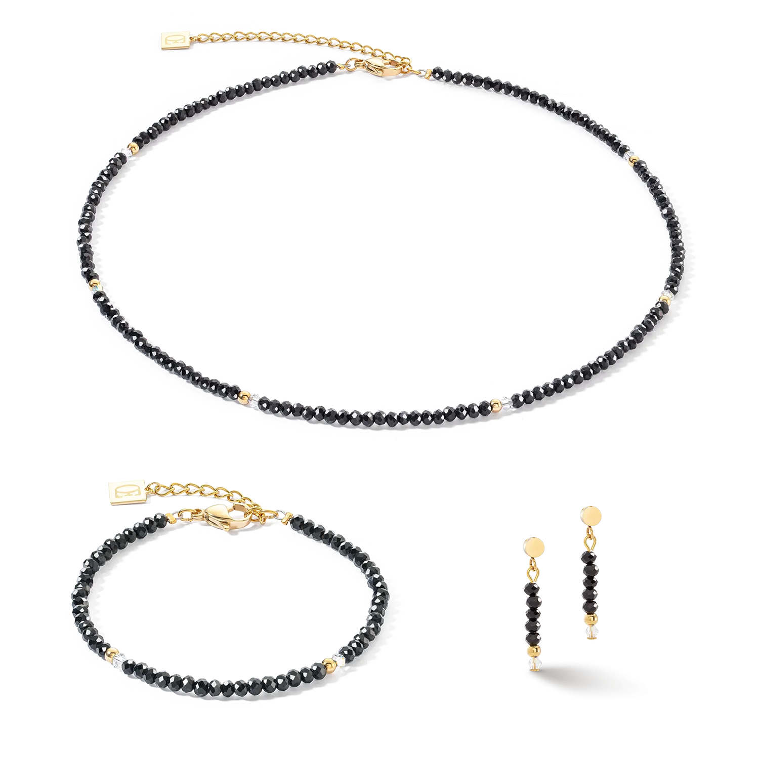 Little Twinkle necklace gold-black
