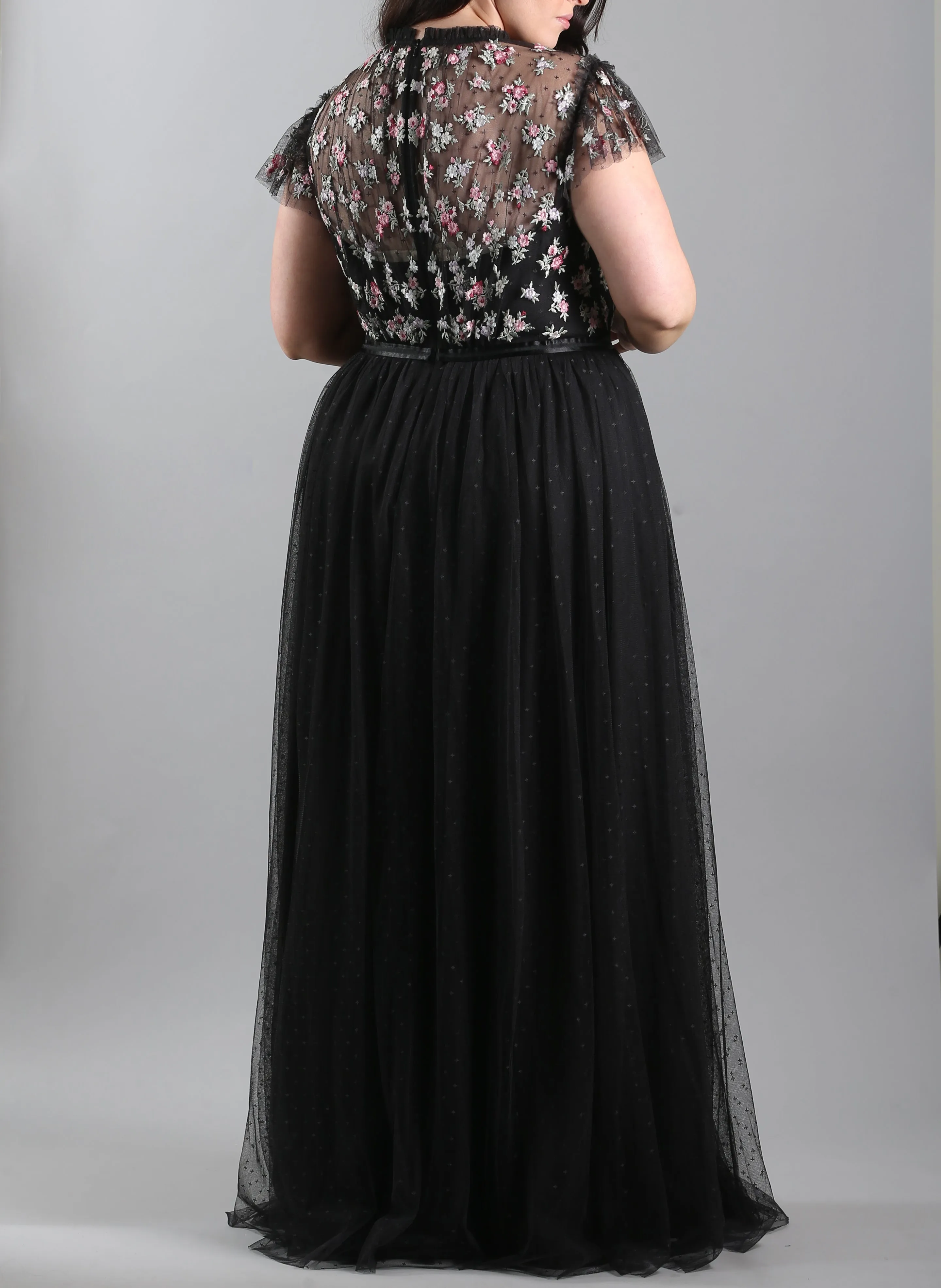 Lovell Ditsy Bodice Gown