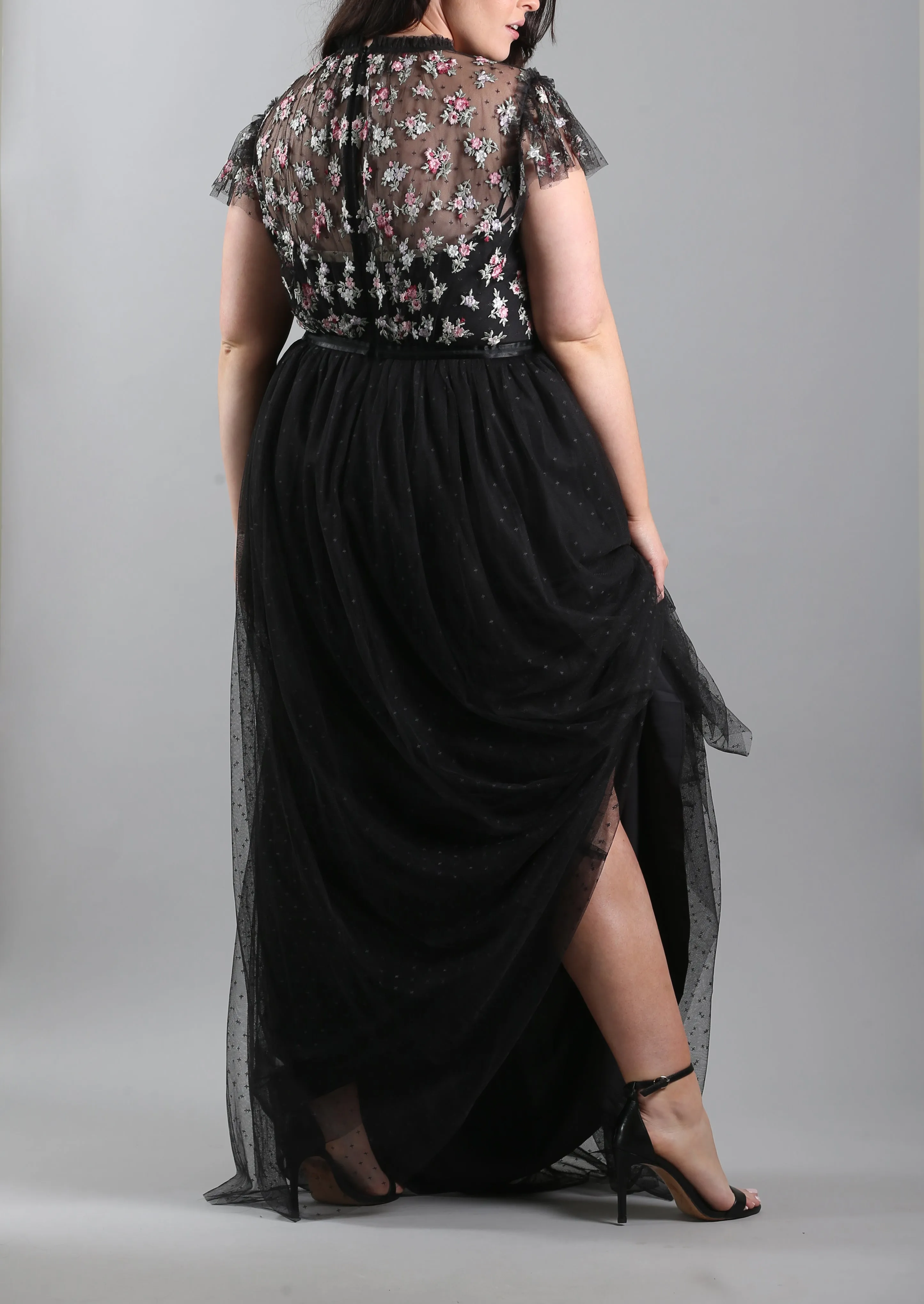 Lovell Ditsy Bodice Gown