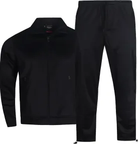 MEN'S CLASSIC OPEN BOTTOM SOLID ACTIVEWEAR JOGGING SPORTSWEAR TRACKSUIT S - 5X