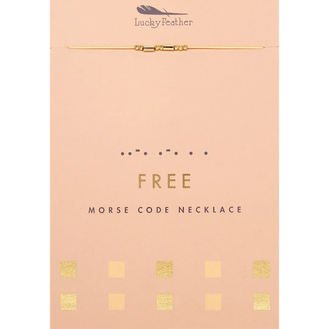 Morse Code Necklace - Free