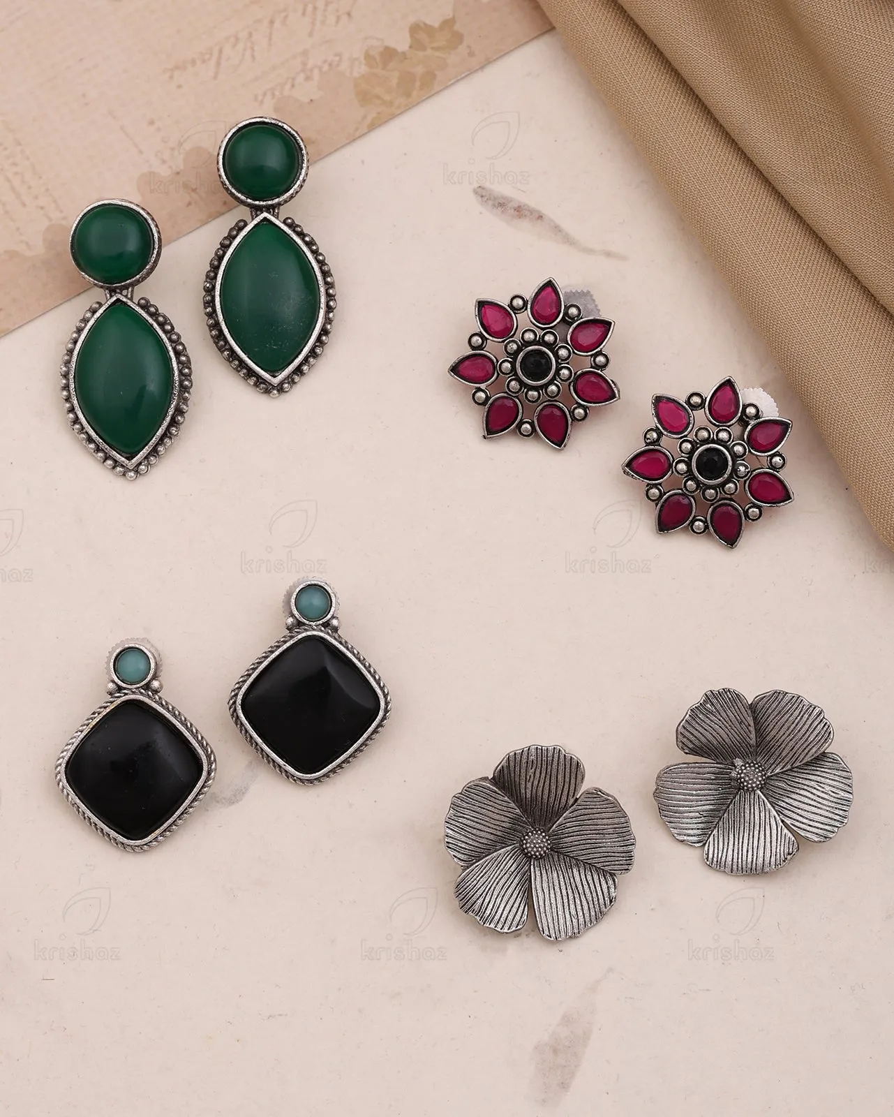Namrita Combo Earring Set - wxo