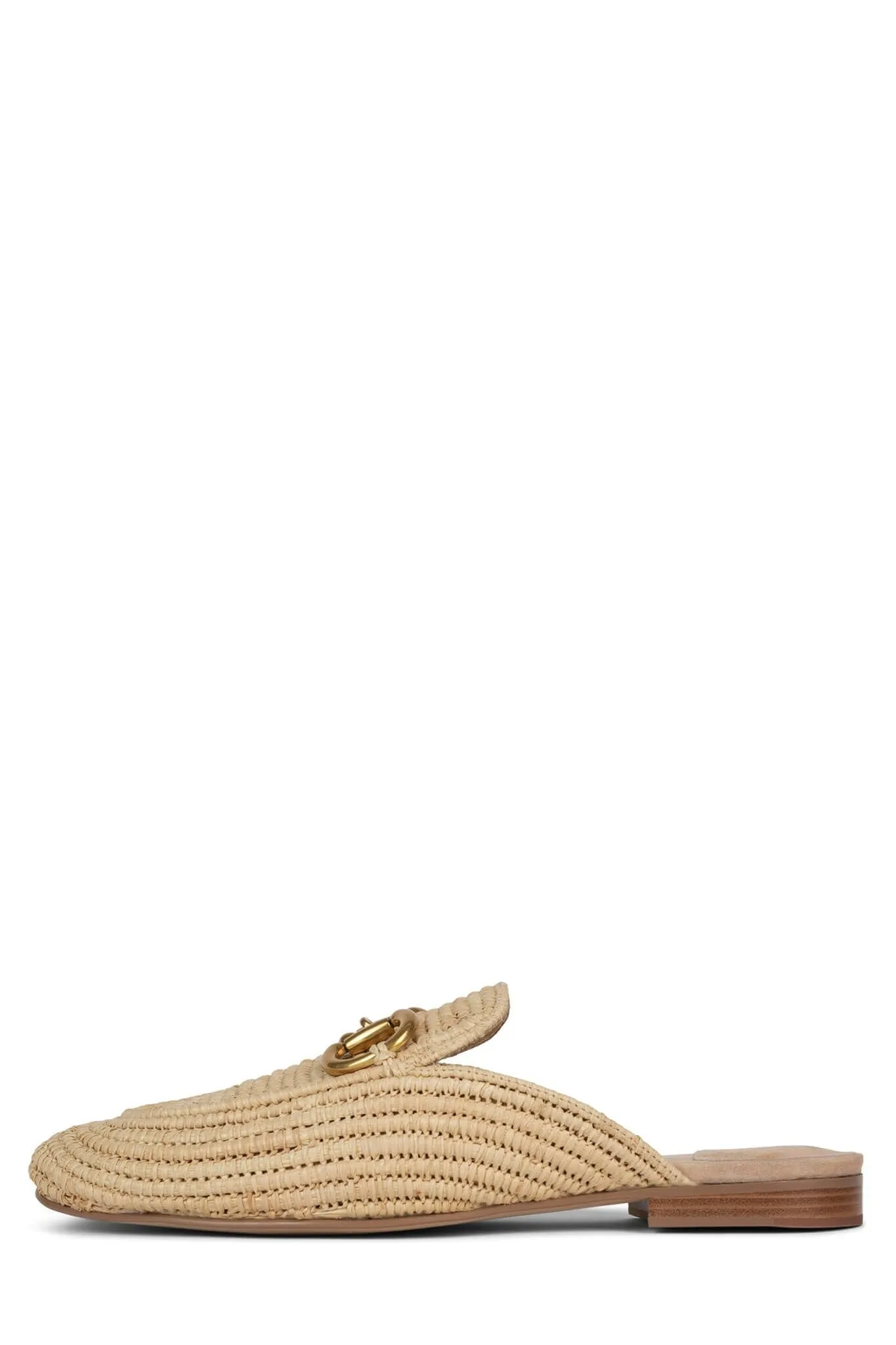 Natural Woven Raffia Velvit MR Loafer