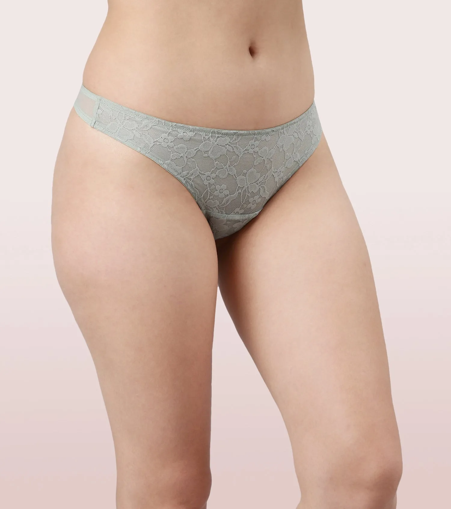 No-Visible Panty Line Thong Low Waist Co-Ordinate Panty
