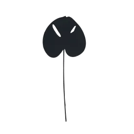 Planta recycled paper Monstera, Black