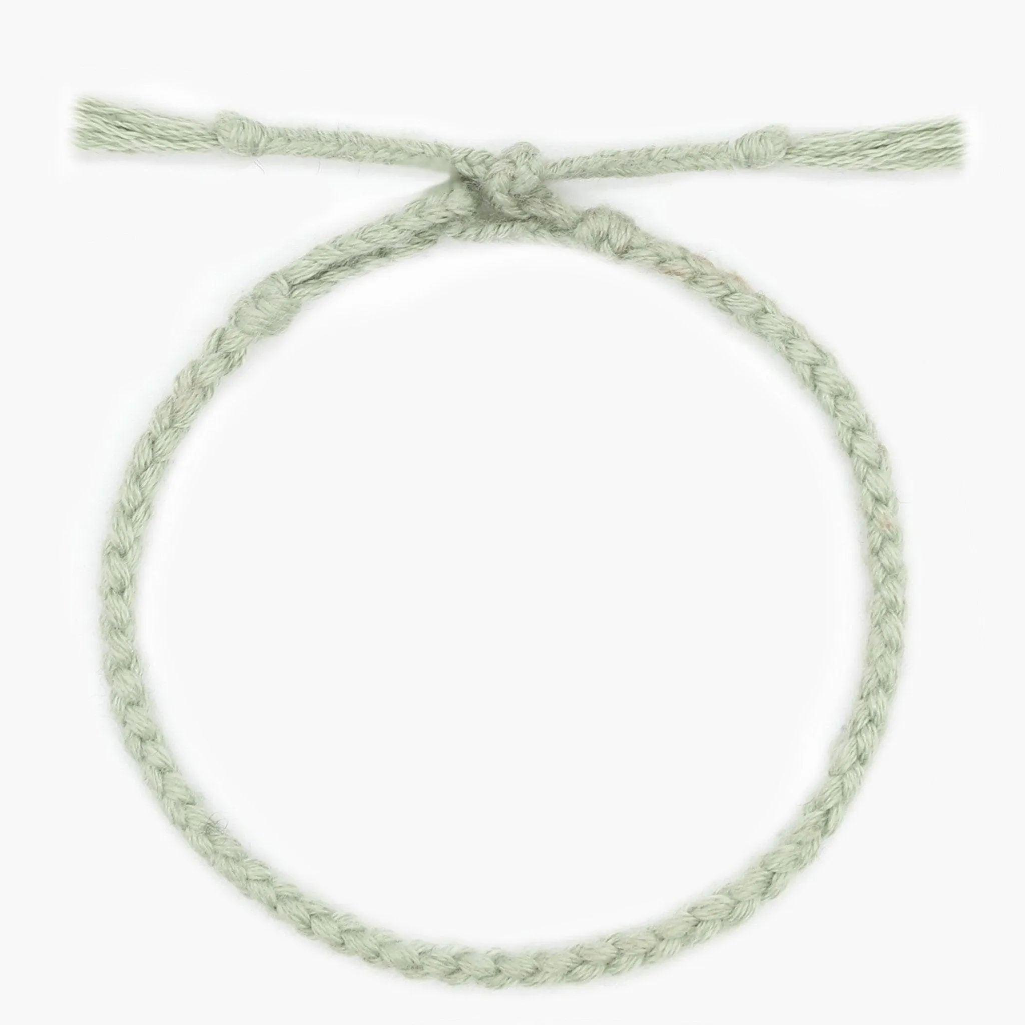 Pranayama Cotton Bracelet (Grey)