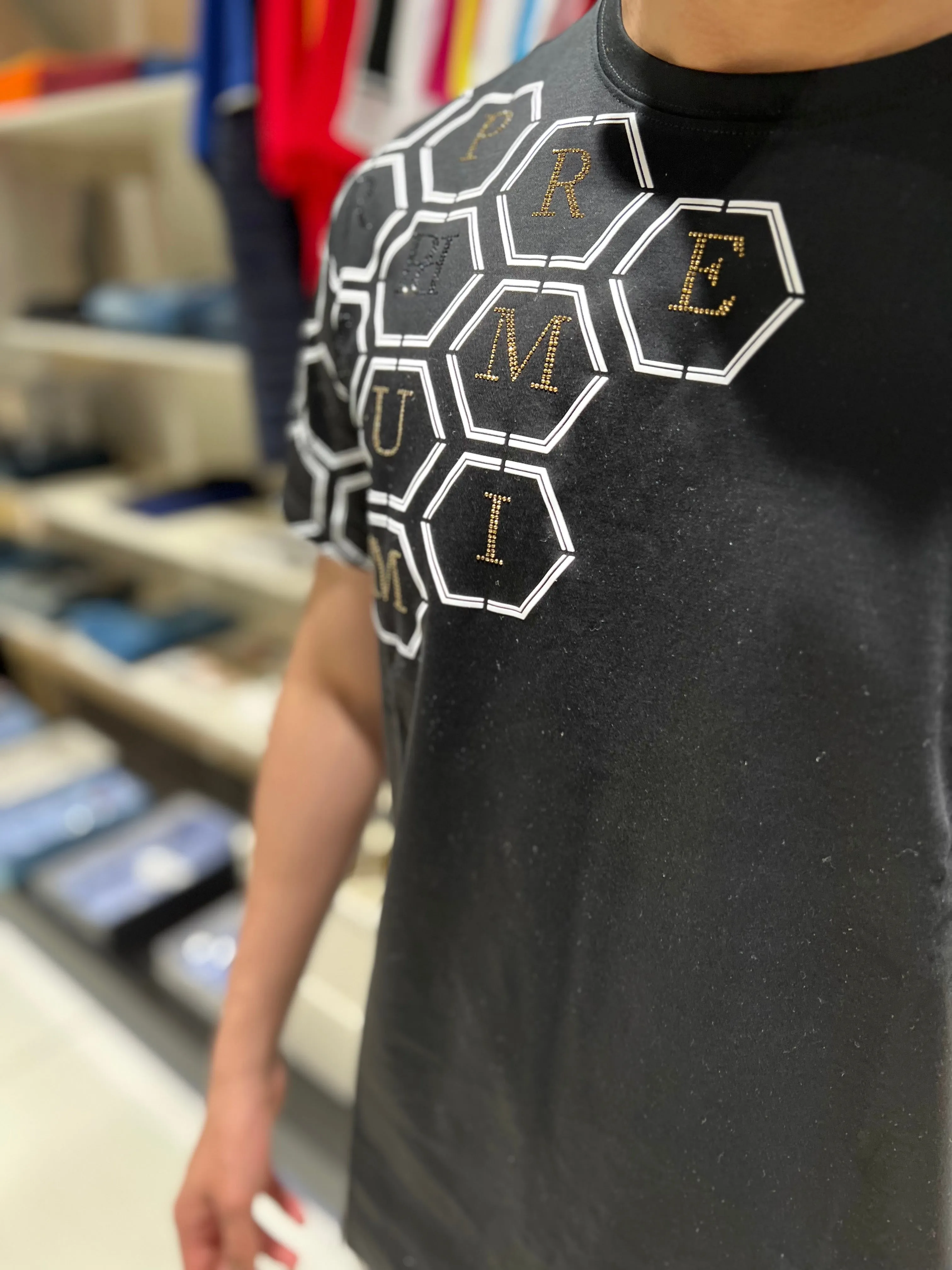 Pure Premium Hexx Tee Black