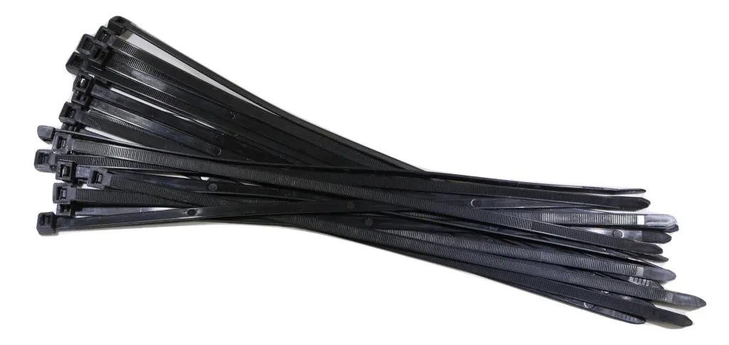 QTY 100 - 14" 50Lb Nylon Tie Wrap Uv Black | ZT14X100