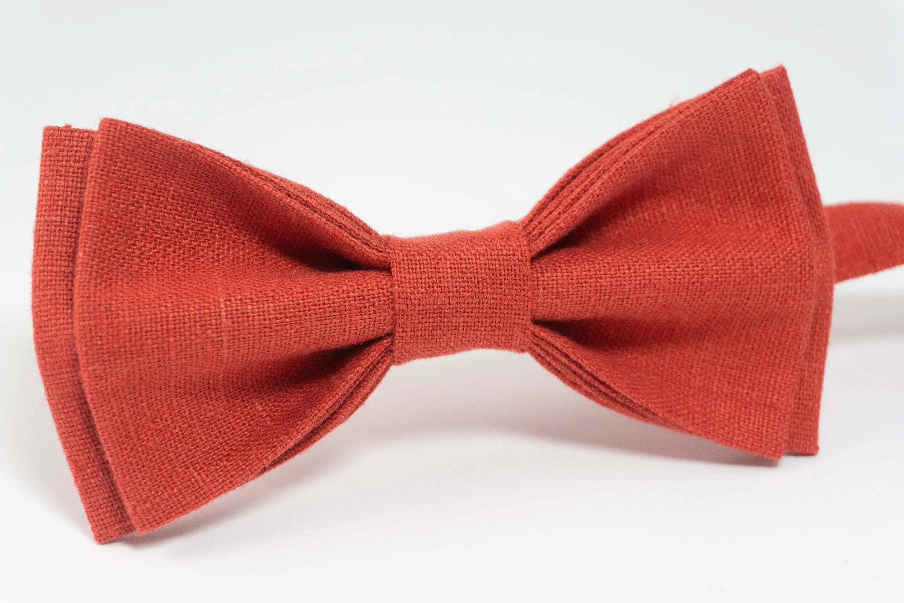 Red Brick bow tie | red brick wedding bow tie for groomsmen