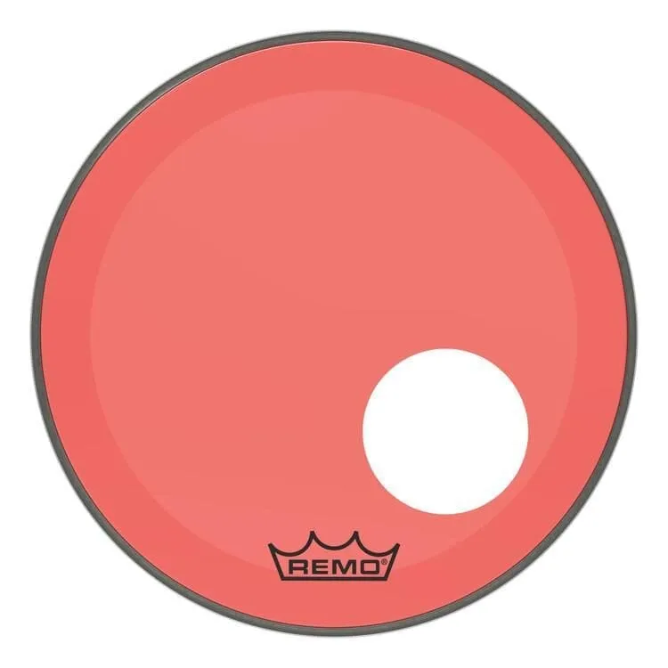 Remo 26" Powerstroke 3 Colortone Drum Head w/ Port, Red (P3-1326-CT-RDOH)