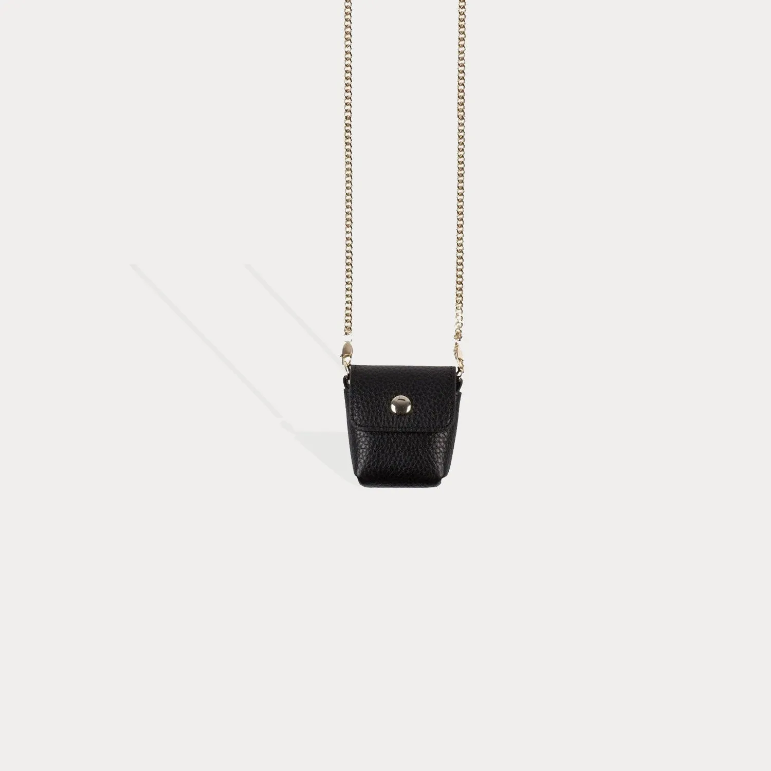 Riley AirPods Pouch - Black/Gold