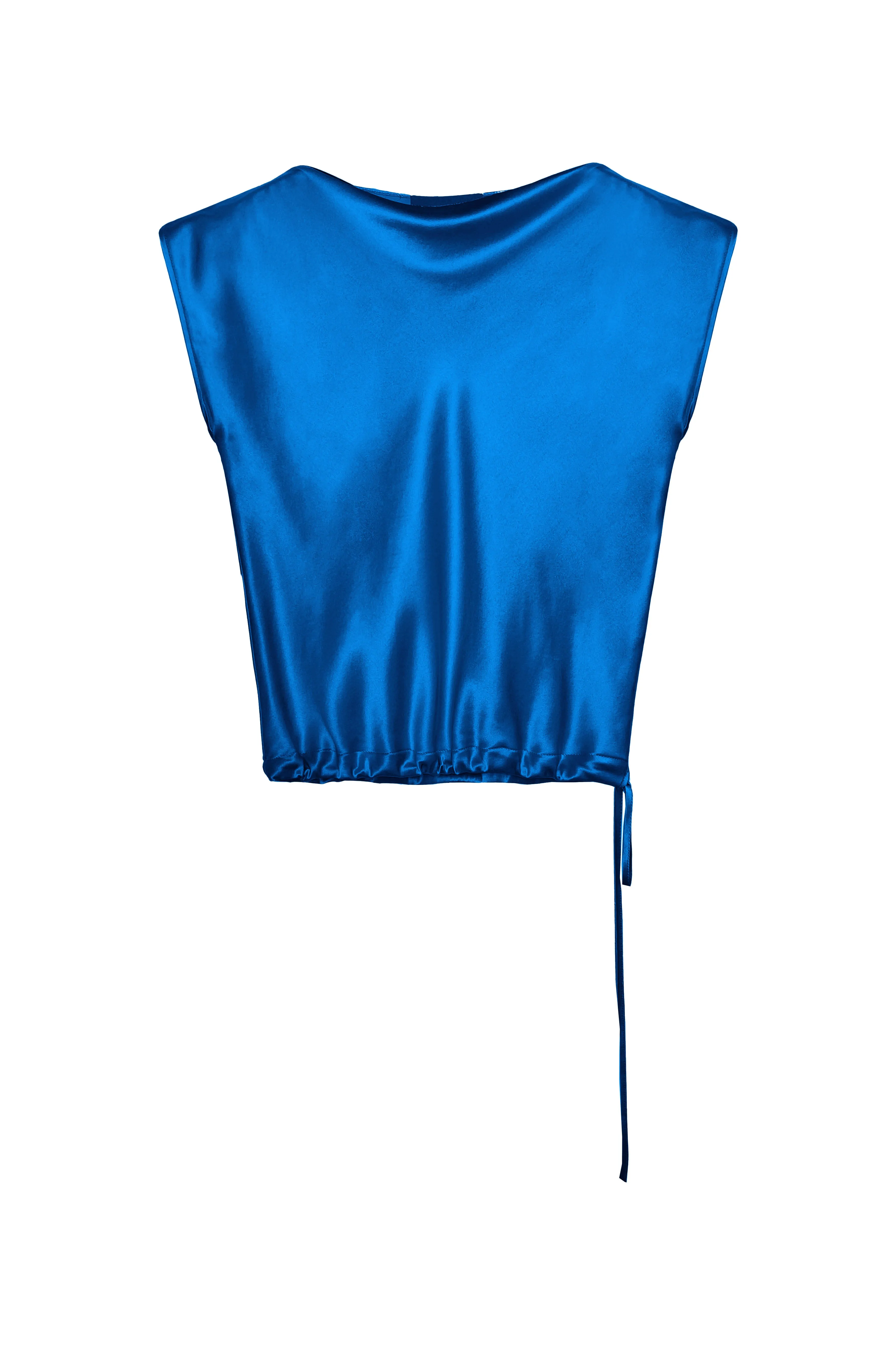 Salacia Cap Sleeve Blouse - Marine