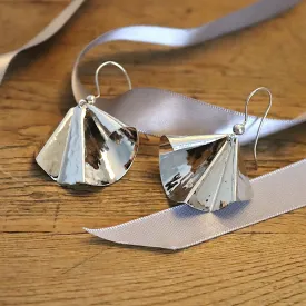 Scroll Fan Drop Earrings