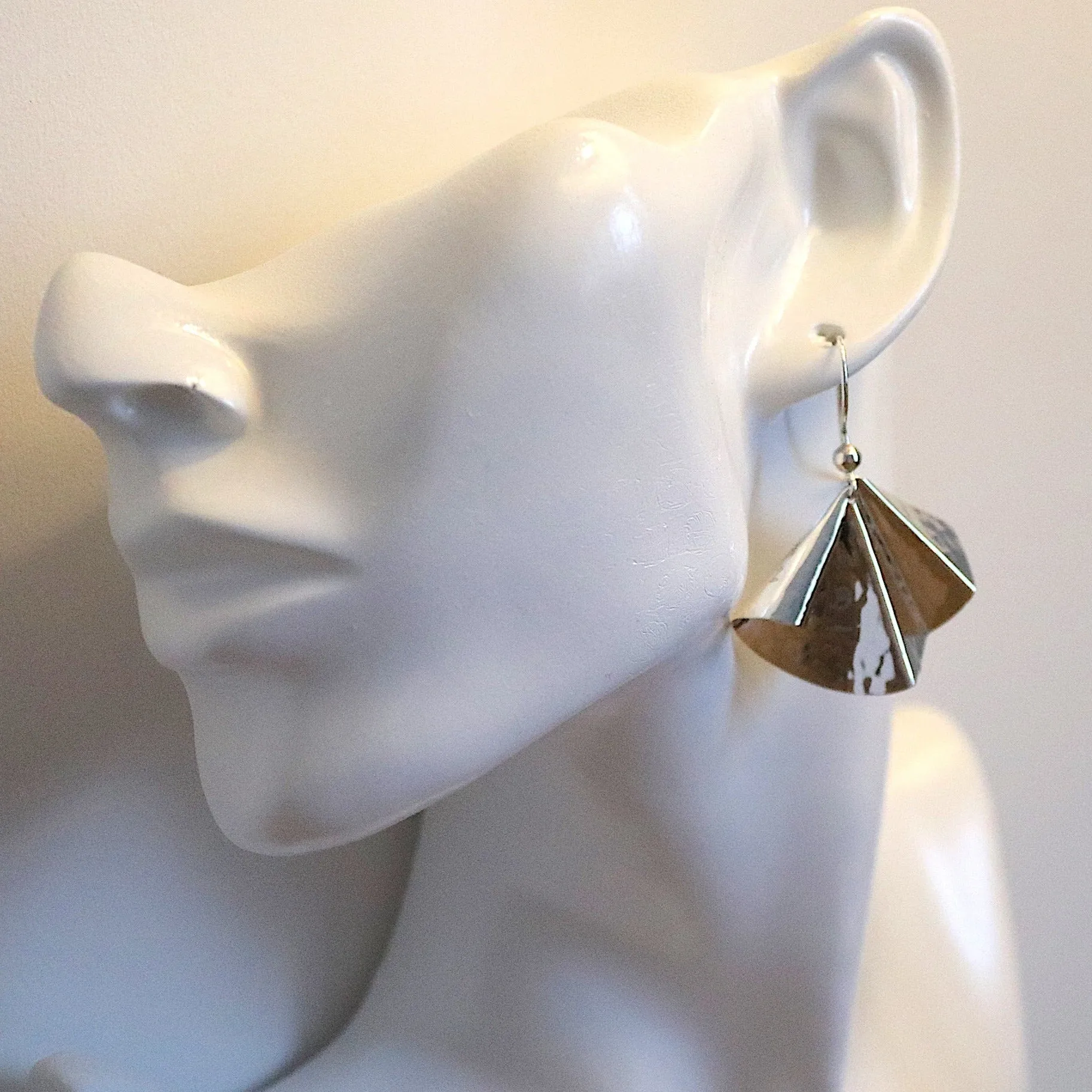 Scroll Fan Drop Earrings